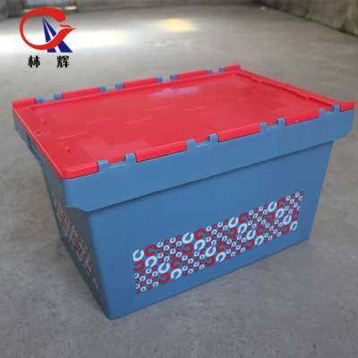 plastic stackable and nestable storage tote boxes