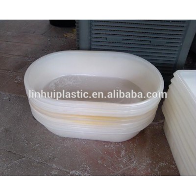 Chinese rotomolding plastic small rectangular hot oval shape wash tubs for sale