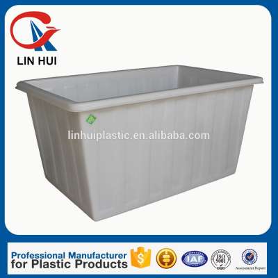 500L used plastic laundry carts with wheels made in china